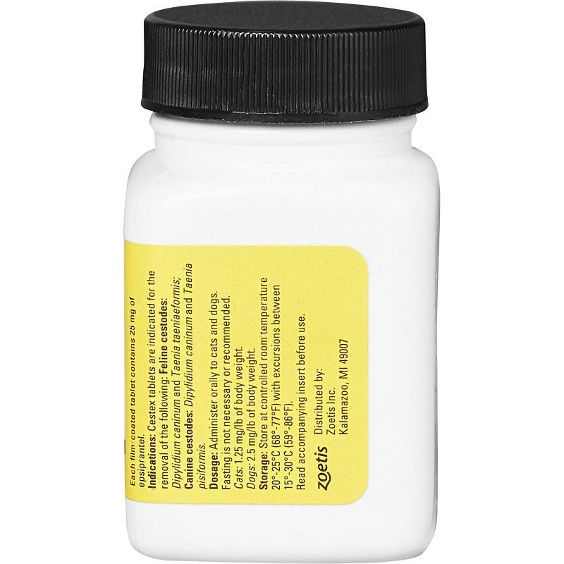 Cestex (Epsiprantel) Tablet for Dogs and Cats Allivet