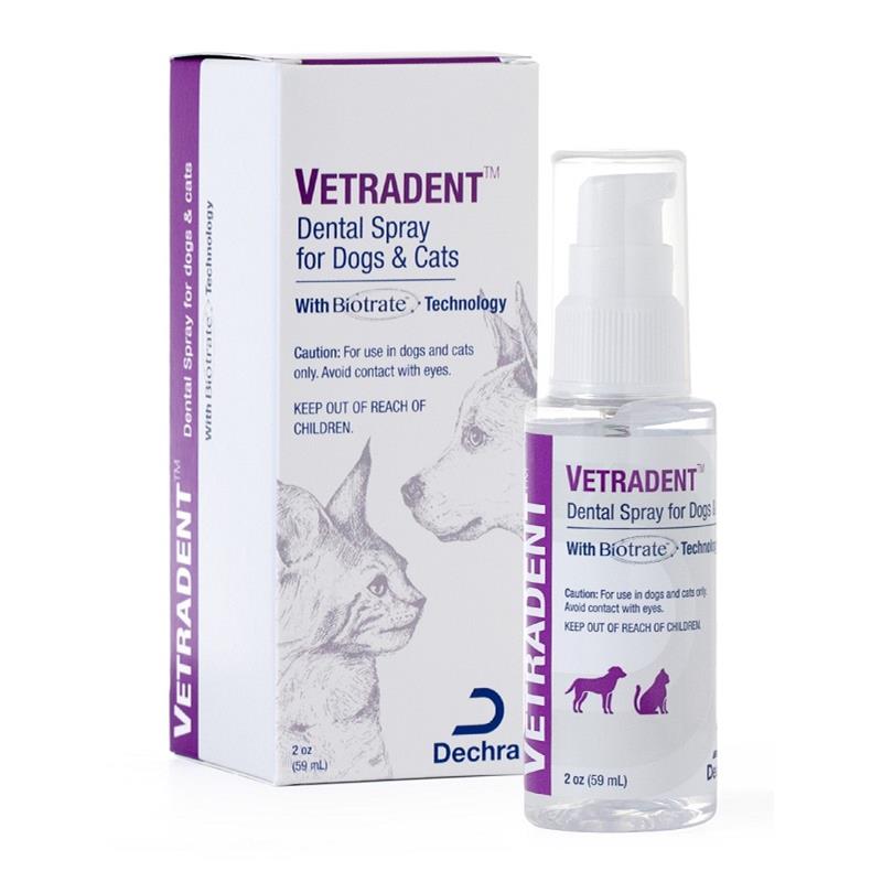 Vetradent Dental Spray for Dogs & Cats, 2 oz Allivet