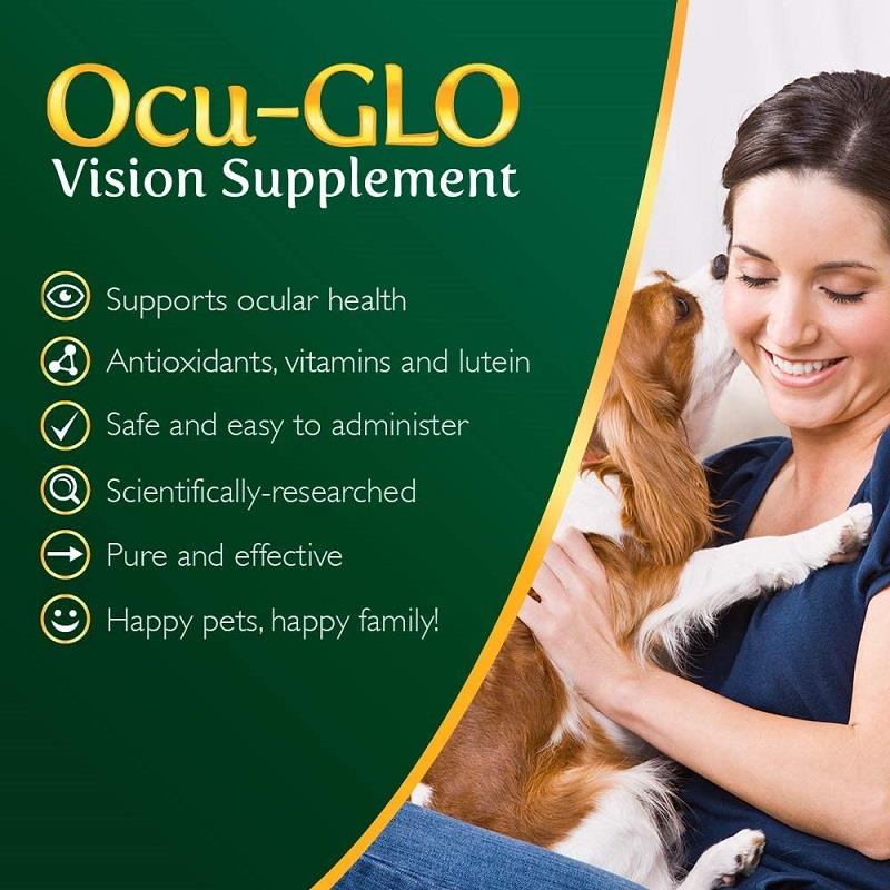 OcuGLO Vision Supplement for Dogs, 90 Liquid Gelcaps Allivet