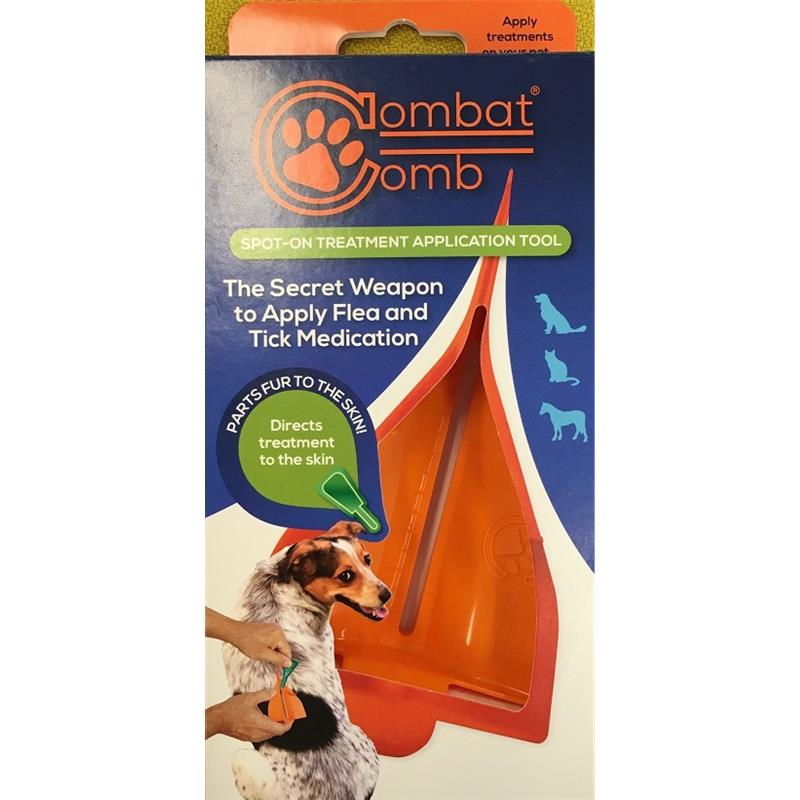 Combat Comb Pet Spot-On Treatment Application Tool