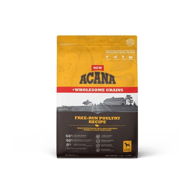 Acana Wholesome Grains FreeRun Poultry Dry Dog Food