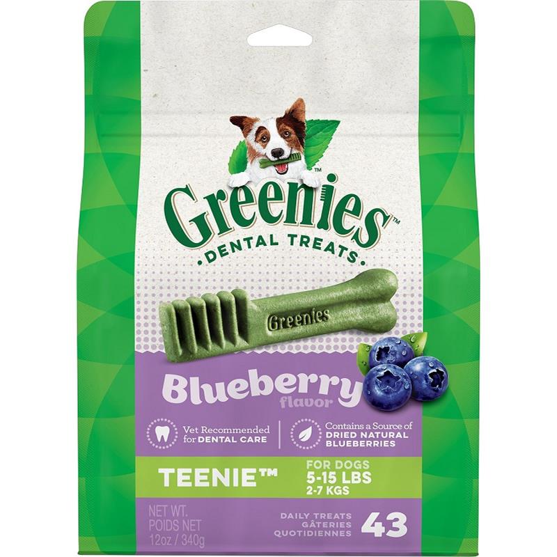 Greenies Blueberry Flavor Dental Dog Treats, 12 oz