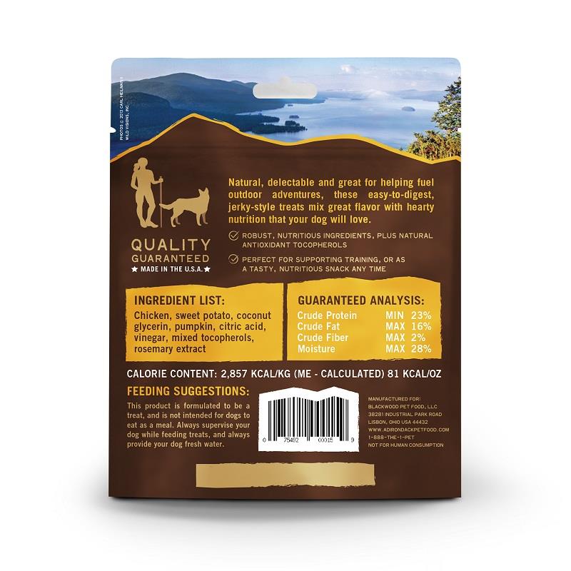 Adirondack Chicken, Sweet Potato and Pumpkin Dog Treats, 4 oz Allivet