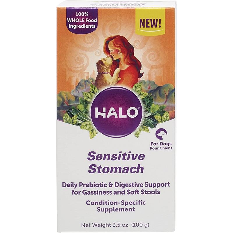 Halo Sensitive Stomach Supplement for Dogs, 3.5 oz Bottle Allivet