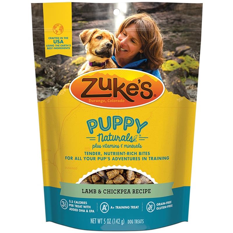 Zuke's Puppy Naturals Lamb & Chickpea Dog Treats, 5 oz