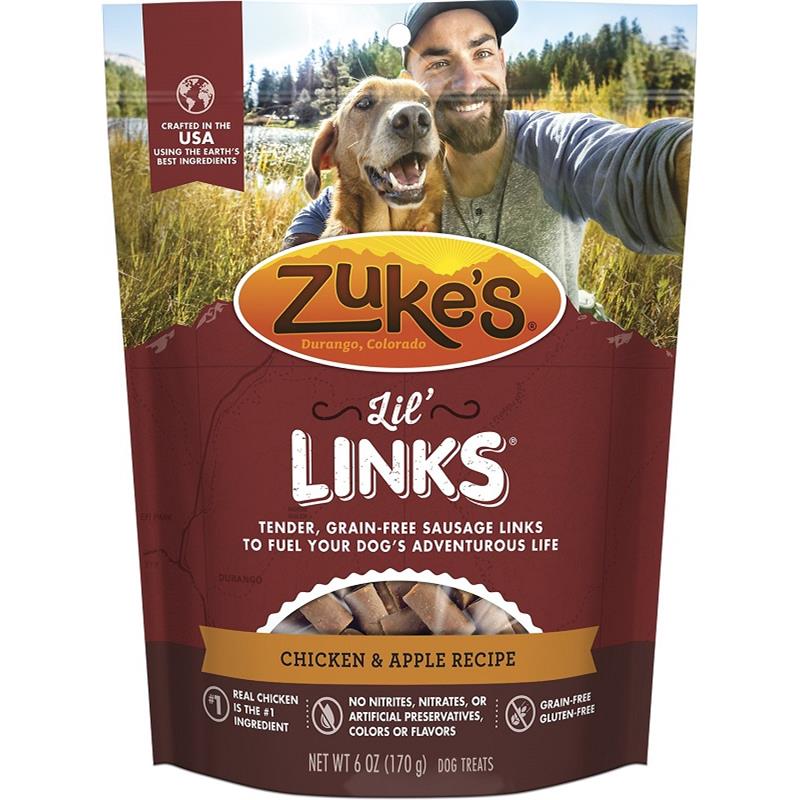 Zuke's Lil' Links, Chicken & Apple Dog Treats, 6 oz