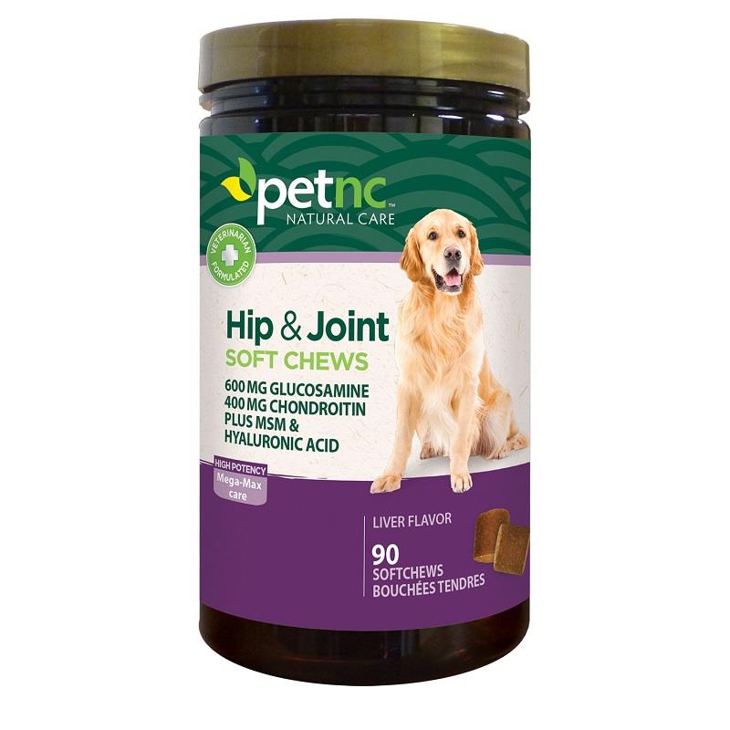 PetNC Hip & Joint MegaMax Soft Chews for Dogs, 90 ct Allivet