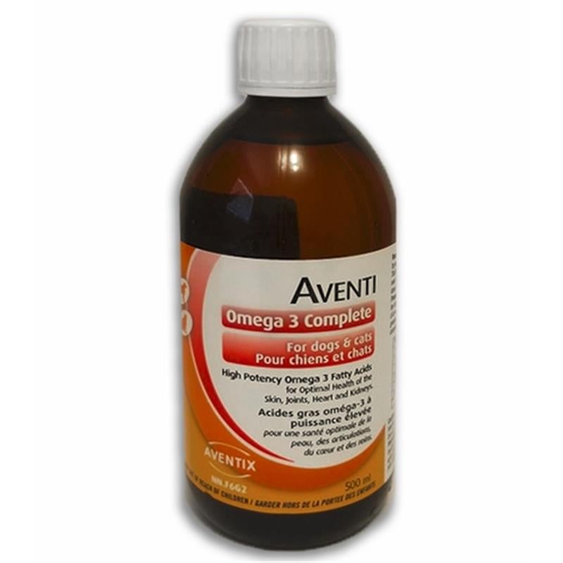 Aventi Omega 3 Complete Liquid Supplement for Dogs and Cats, 500 ml Allivet