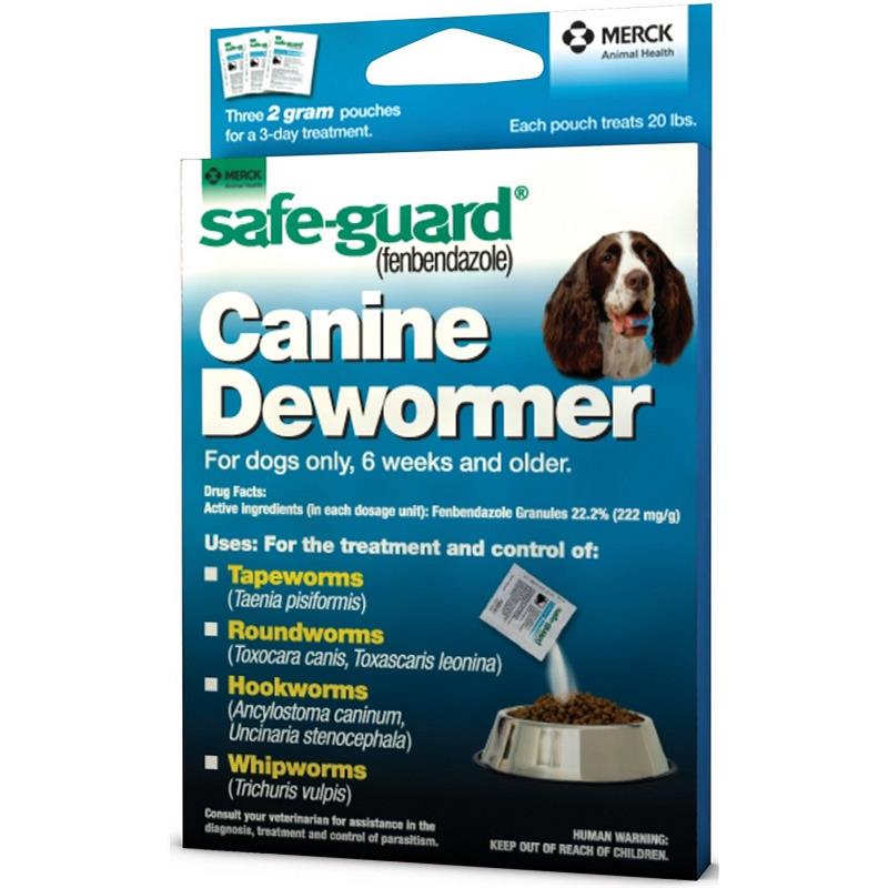 SafeGuard Canine Dewormer1 fenbendazole SafeGuard for dogs
