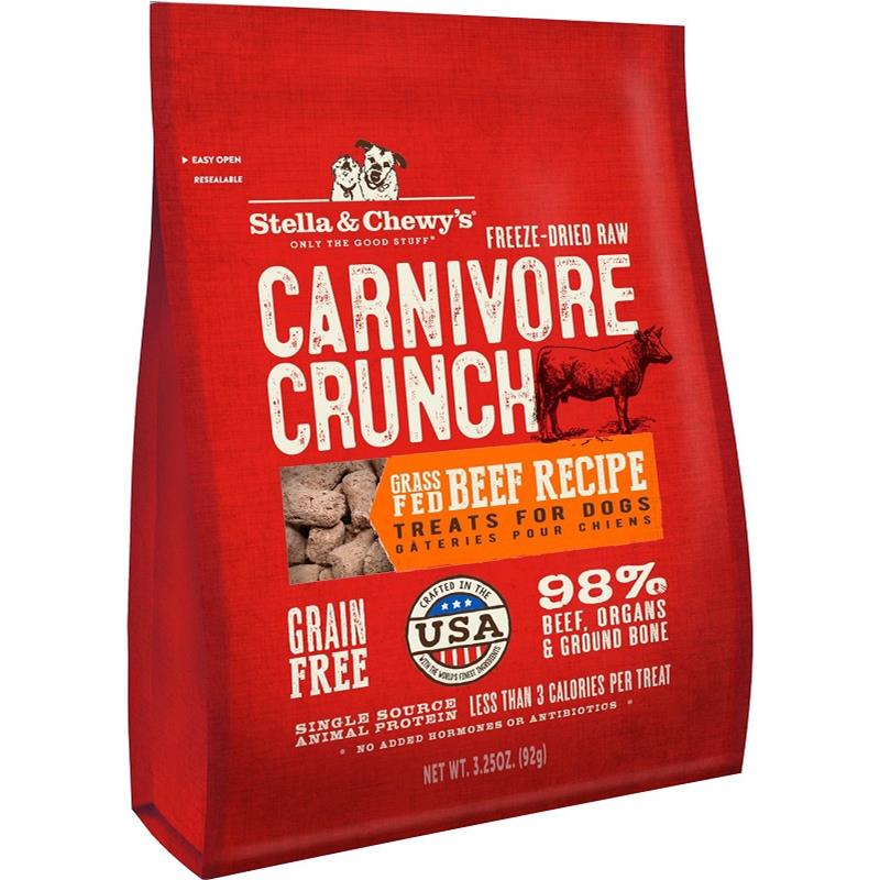 Stella & Chewy's FreezeDried Raw Carnivore Crunch Beef Recipe Dog