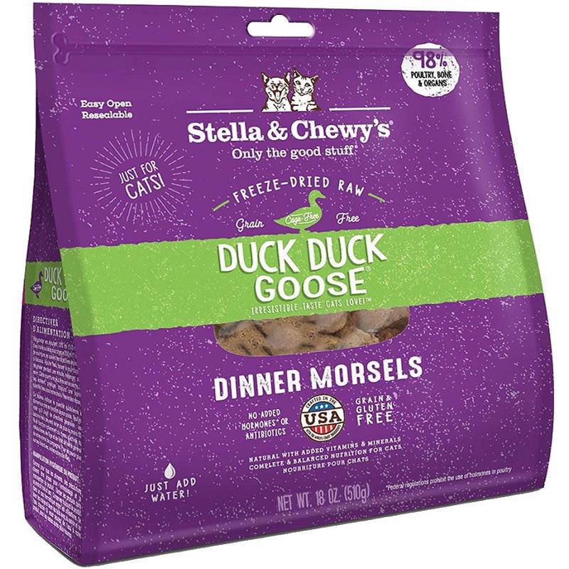 Stella & Chewy's FreezeDried Raw Duck Duck Goose Dinner Morsels Cat