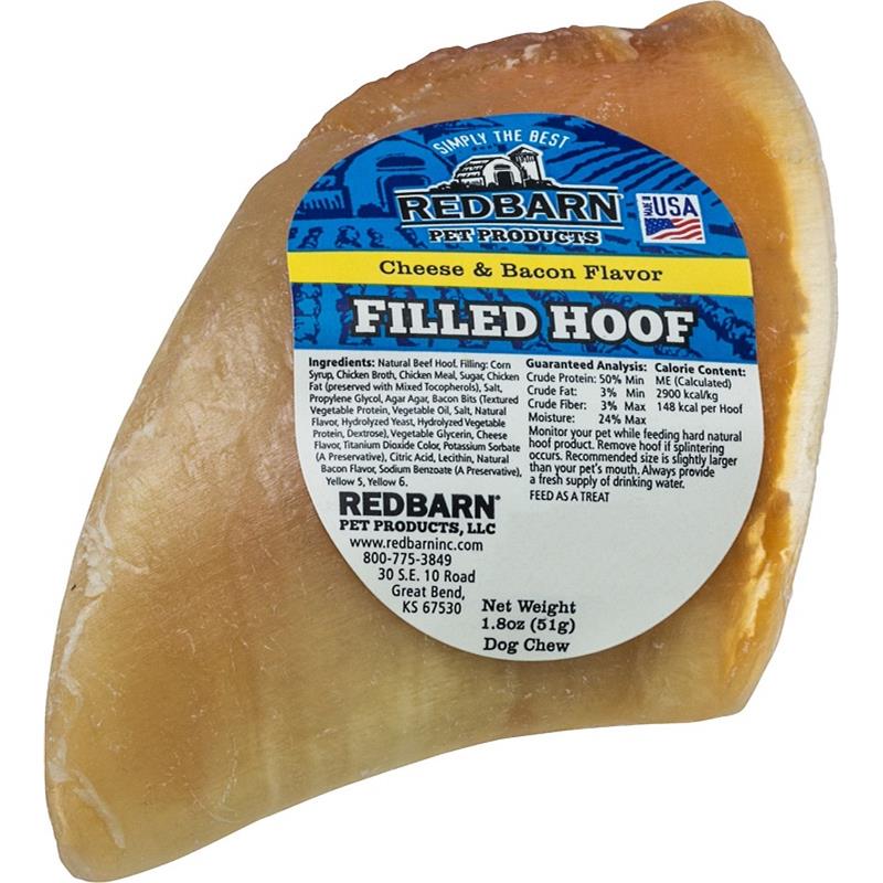 Redbarn Cheese and Bacon Filled Hoof Dog Treat Allivet
