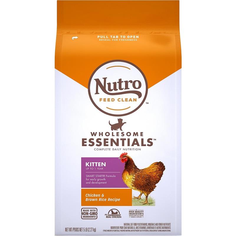 Nutro Wholesome Essentials Kitten Chicken and Brown Rice Dry Cat Food