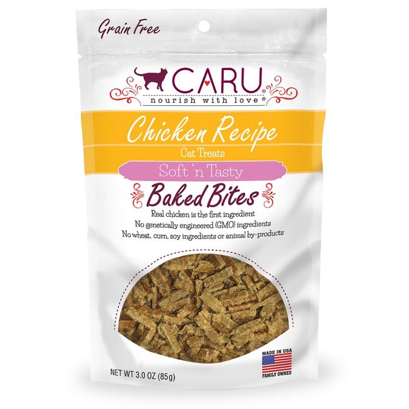 Caru Soft 'n Tasty Baked Bites Treats for Cats Allivet