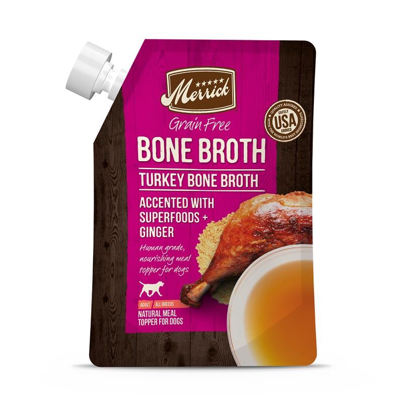 Merrick Grain Free Bone Broth Wet Dog Food Topper Allivet