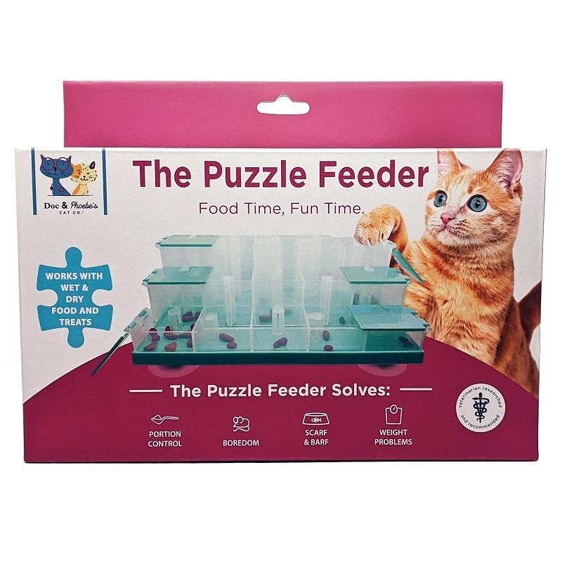 cat puzzle feeder
