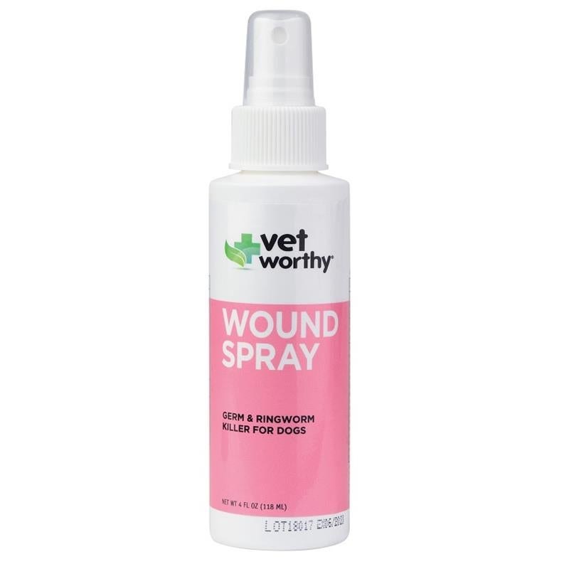 Vet Worthy Wound Spray for Dogs, 4 fl oz Allivet