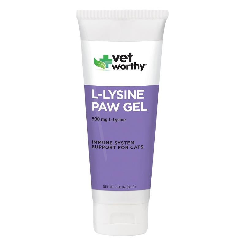 Vet Worthy LLysine Paw Gel Aid for Cats, 3 oz Allivet