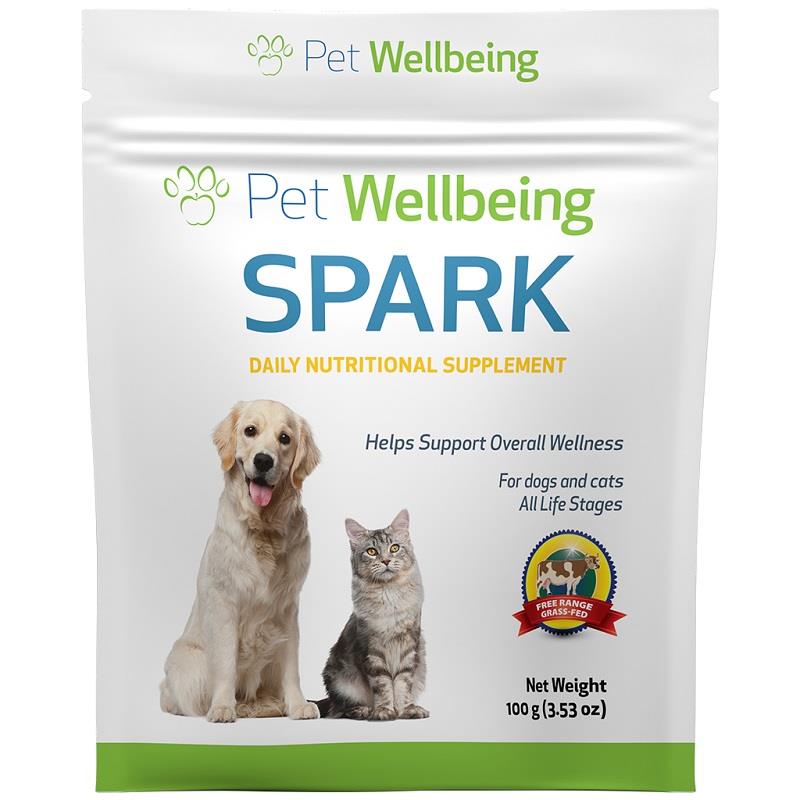 Pet Wellbeing SPARK Daily Nutritional Supplement for Dogs and Cats, 100