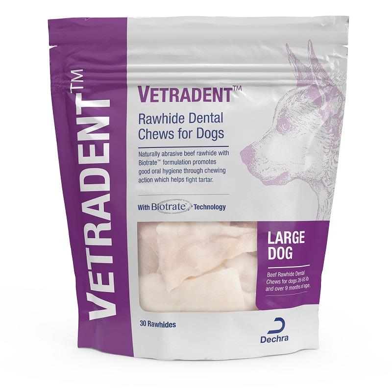 Vetradent Rawhide Dental Chews for Dogs Allivet
