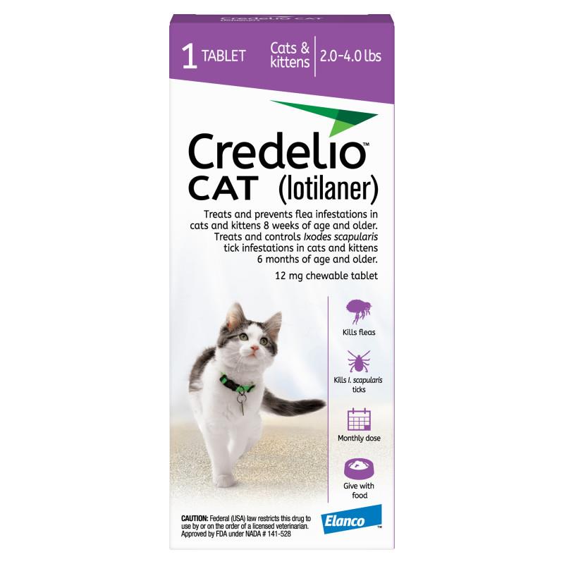Credelio CAT Flea & Tick Chewable Tablets Allivet