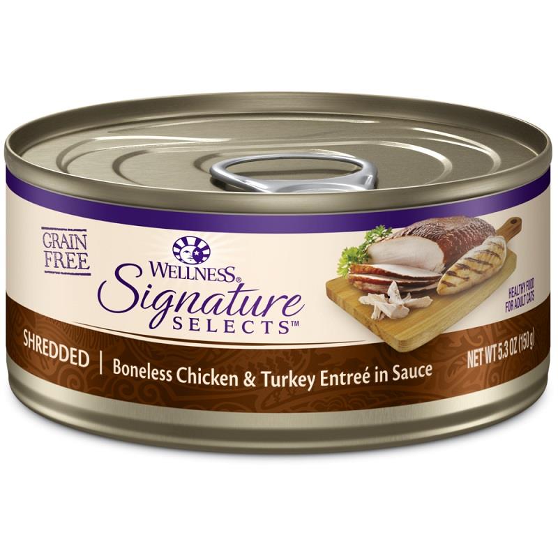 Wellness Signature Selects Grain Free Shredded Boneless Chicken and