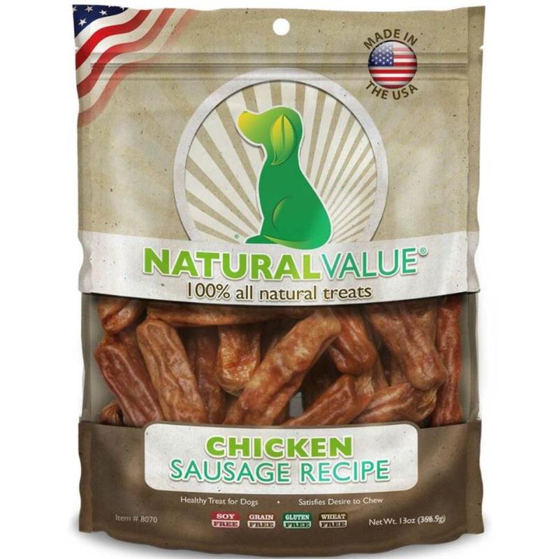 Natural Value Sausages Dog Treats Allivet