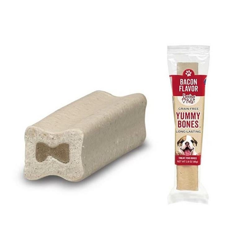 Single Wrapped Yummy Bone Flavor Filled Bone Dog Treat Allivet