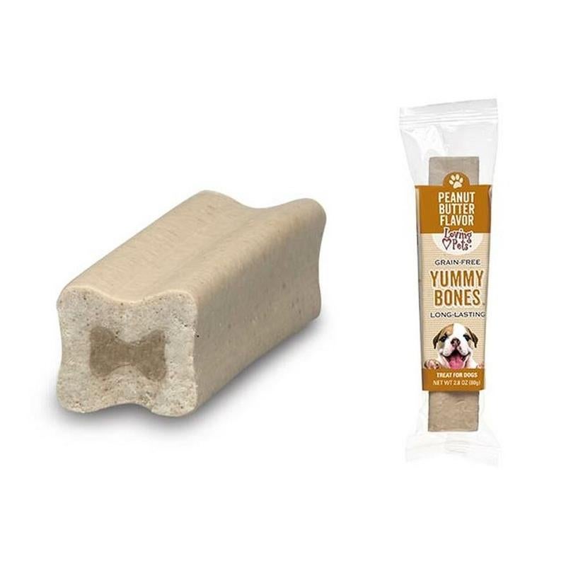 Single Wrapped Yummy Bone Flavor Filled Bone Dog Treat Allivet