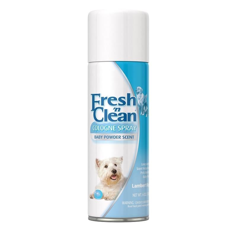 Fresh 'n Clean Cologne Spray for Dogs Baby Powder Scent, 6 oz. Allivet