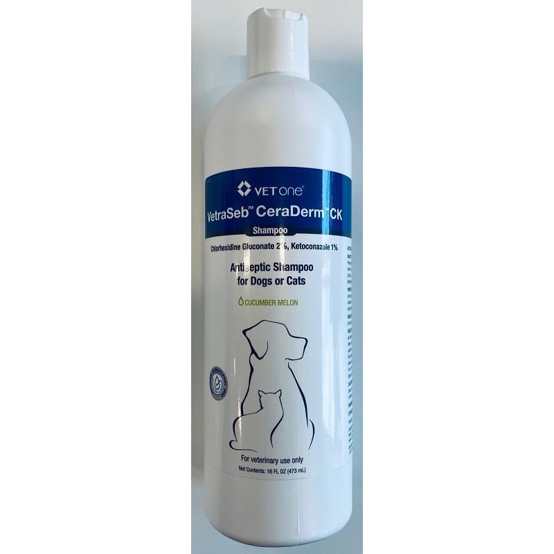 VetraSeb CeraDerm CK Antiseptic Shampoo for Dogs or Cats Allivet