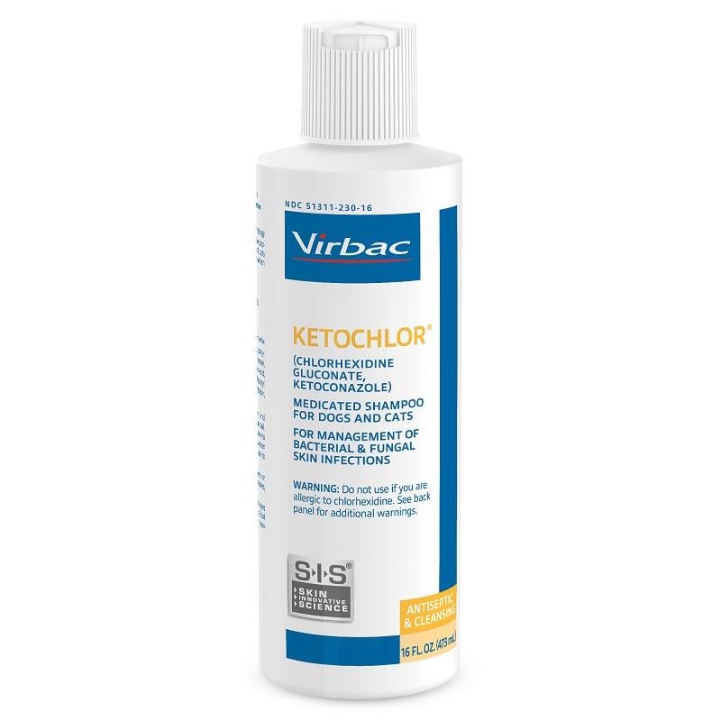 Ketochlor (Chlorhexidine Gluconate, Ketoconazole) Medicated Shampoo for