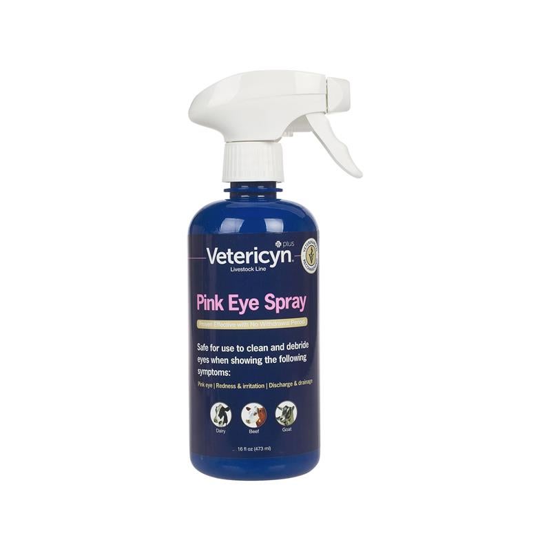 Vetericyn Plus Pink Eye Spray, 16 oz