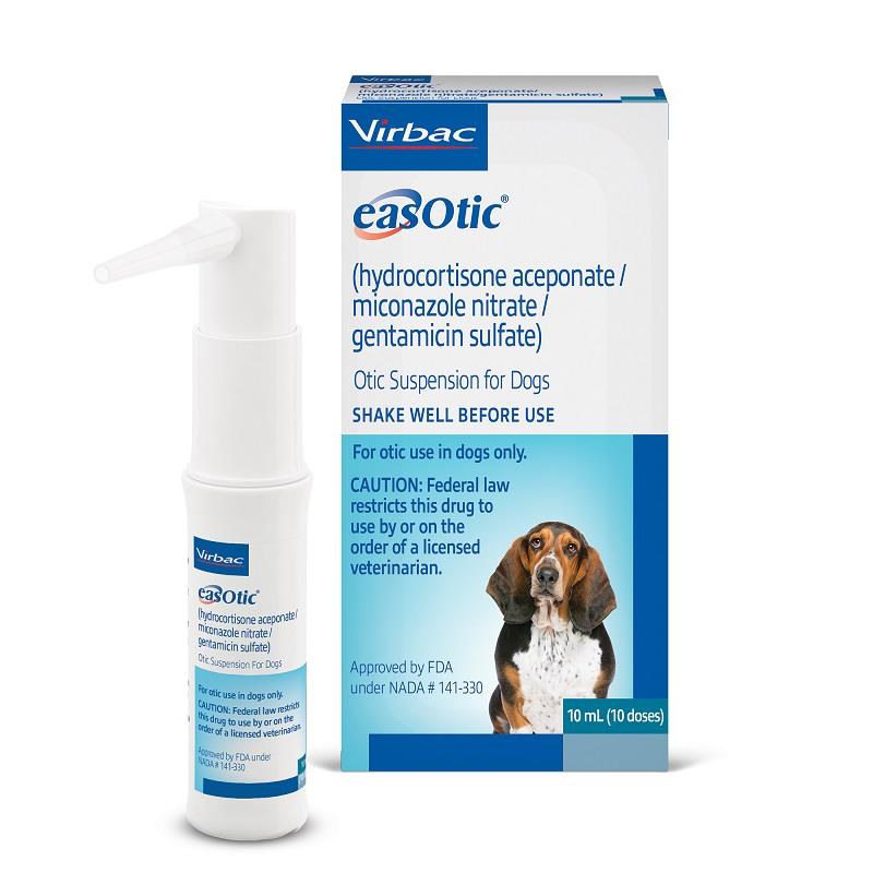 Virbac EasOtic Ear Suspension for Dogs 10 mL Allivet