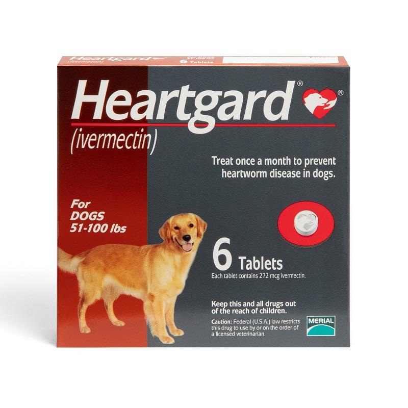 Buy Heartgard Tablets 6 Month Supply for dogs at best price