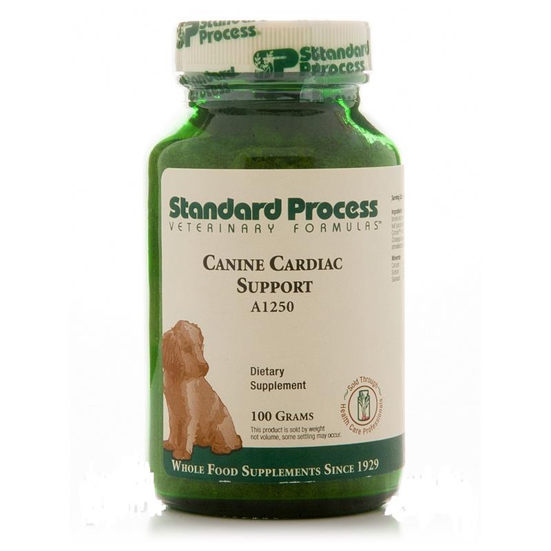 Standard Process Canine Cardiac Support is a cardiac supplement for dogs that provide nutrients that support cardiac function and natural muscle-cell healing and regeneration.
