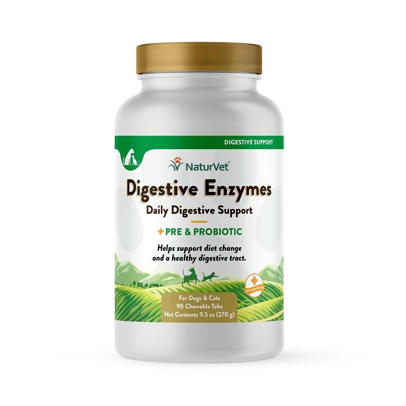 NaturVet Digestive Enzymes Chewable Tabs Allivet