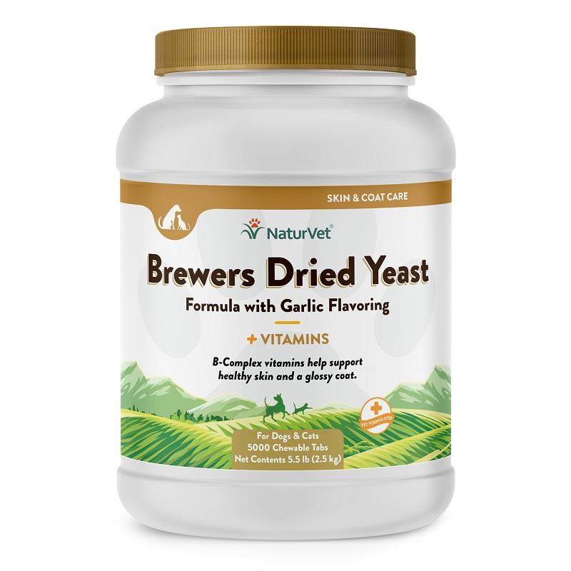 NaturVet Brewers Dried Yeast Formula plus Vitamins Chew Tabs Allivet