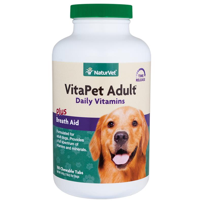 NaturVet VitaPet Adult Tabs for Dogs Supplements Allivet