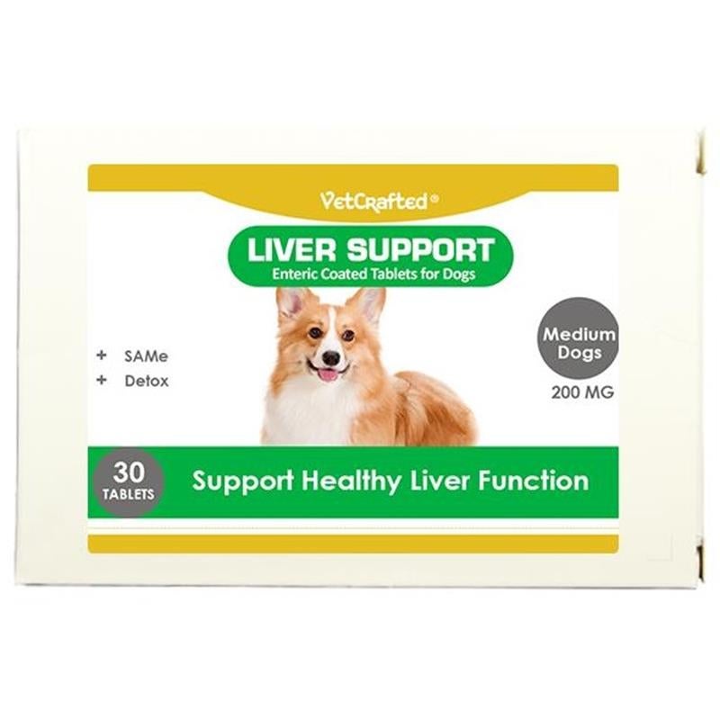 VetCrafted Liver Support Enteric Coated Tablets for Dogs