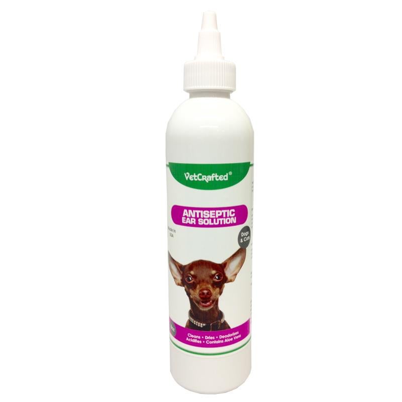 Buy Vetcrafted Antiseptic Ear Solution 8 Oz for dogs and cats
