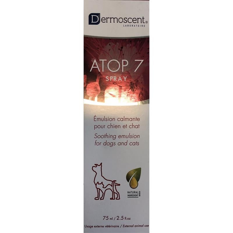 Dermoscent ATOP 7 Spray for Dogs and Cats, 75 ml