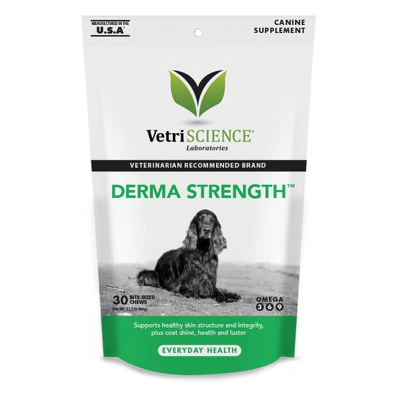 Vetri-Science Derma Strength Canine, 30 Bite-Sized Chews