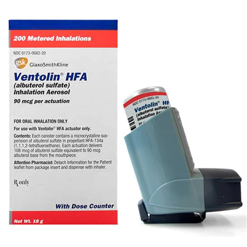 ventolin hfa albuterol sulfate inhalation aerosol 90 mcg