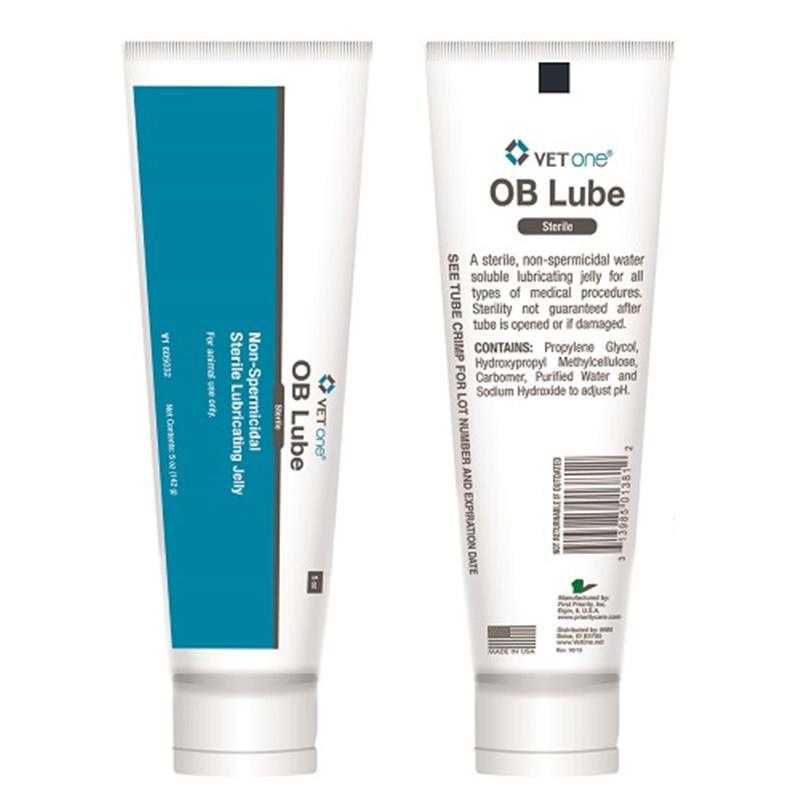 OB Lube NonSpermicidal Sterile Lubricating Jelly, 5 oz Allivet