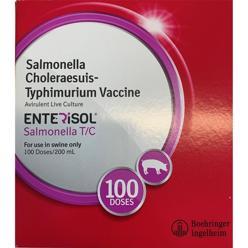 Enterisol Salmonella T/C Oral Swine Vaccine, 100 ds/200 ml Allivet