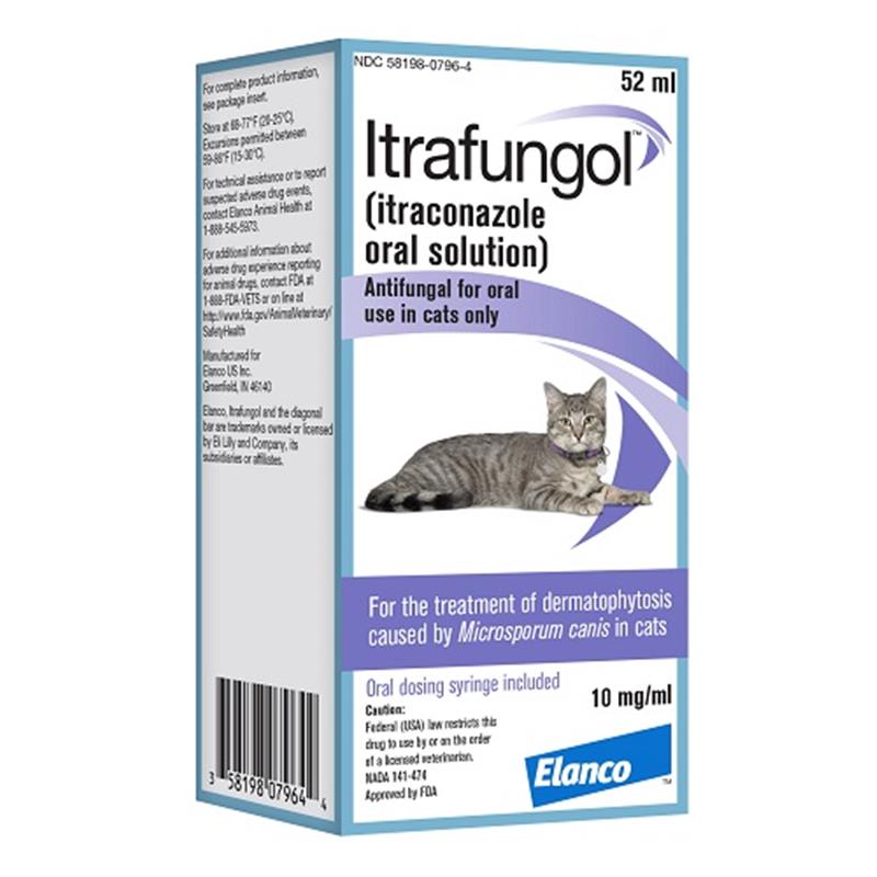 Buy Itraconazole Liquid for Cats Online Oral Intrafungol Allivet