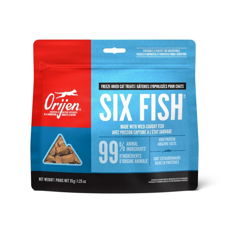 Orijen Six Fish FreezeDried Cat Treats, 1.25 oz Allivet