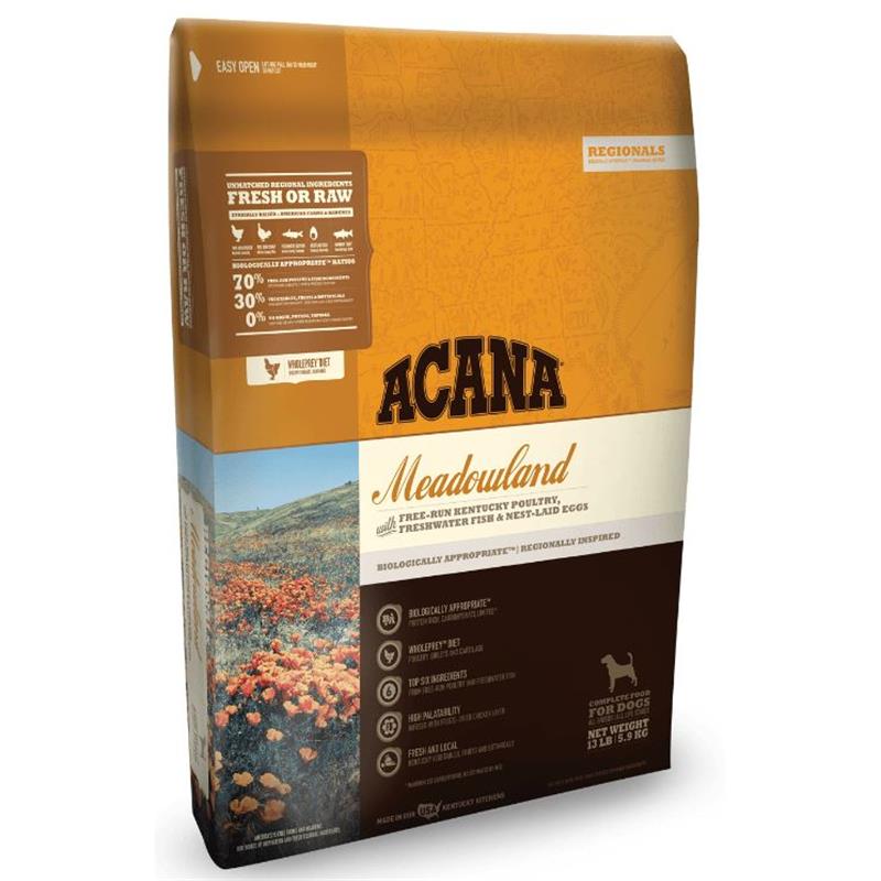 Acana Regionals Meadowland Dry Dog Food Allivet