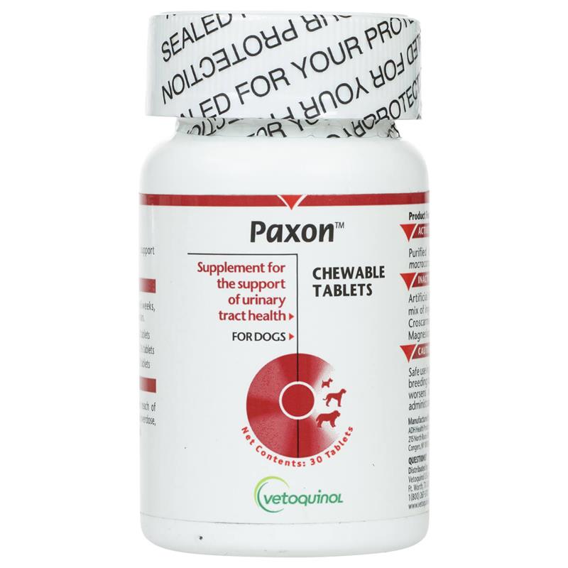 Paxon Urinary Tract Supplement for Dogs, 30 Chew Tabs Allivet